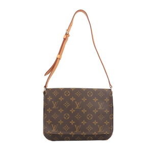 LOUIS VUITTON Brown Monogram Canvas Shoulder Bag